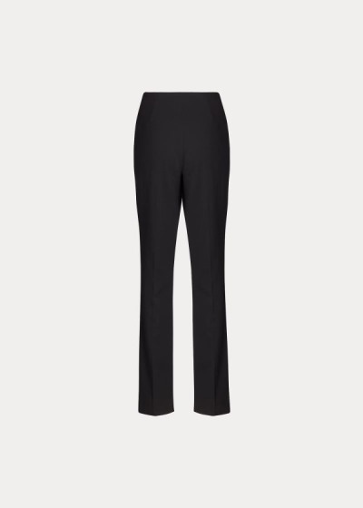 Pantalones Ralph Lauren Mujer Negros - Alandra Stretch Wool - FSJIN0518